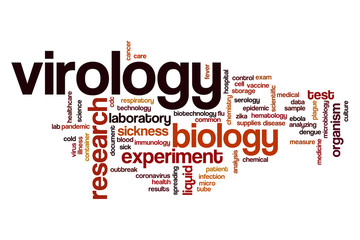 Virology word cloud
