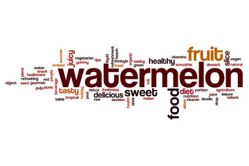 Watermelon word cloud