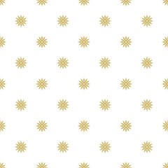 Golden vintage decor seamless pattern