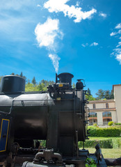 Train &agrave; vapeur, Anduze.