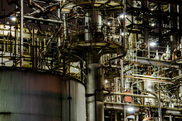 四日市の工場夜景