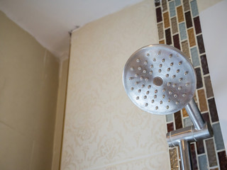 shower head in bathroom