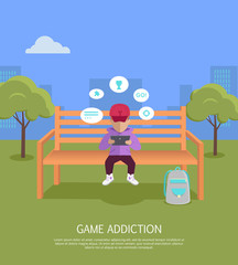 Game Addiction Banner