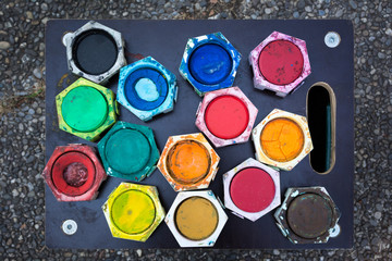 Color Palette Painting Watercolor Colorful Tray Board Ground