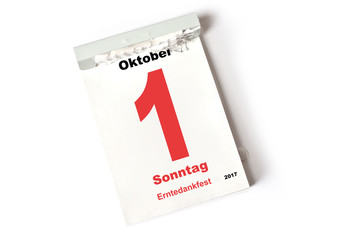 1. Oktober 2017 Erntedankfest