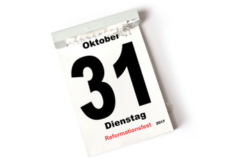 31. Oktober 2017 Reformationsfest
