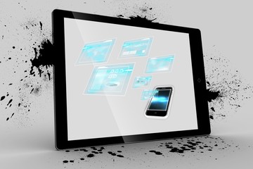 Smartphone interfaces on tablet