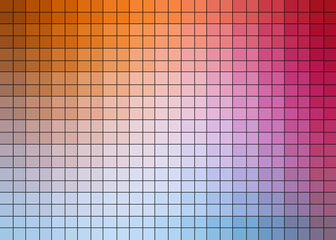 pattern of colored cubes