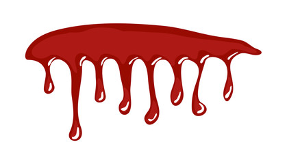 blood, ink drip, dripping paint vector symbol icon design.
