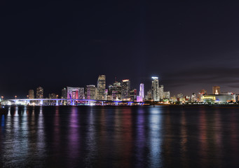 Fototapeta na wymiar Miami Skyline