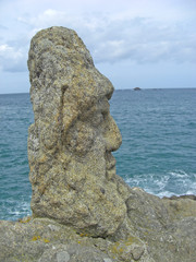 Saint Malo, rochers sculptés de Rothéneuf