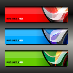 Business Banners Background Design, vector illustration