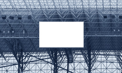 Electronic billboard display at stadium. © Denis Rozhnovsky