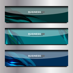 Fototapeta premium Business Banners Background Design, vector illustration