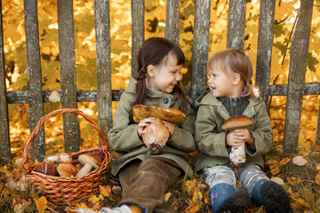 Child happy outdoors.