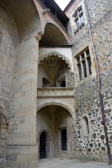 Fototapeta na wymiar Architecture from Krivoklat castle with details