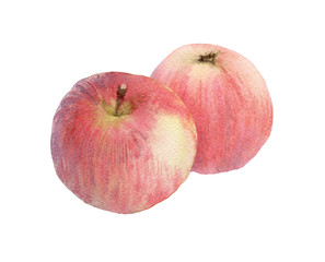 two red apples