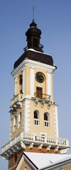 The City Hall tower of Kamyanets-Podilsky, Ukraine