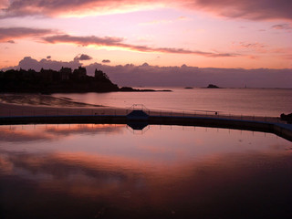 Bretagne, Coucher de soleil 