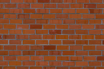 red yellow brick wall