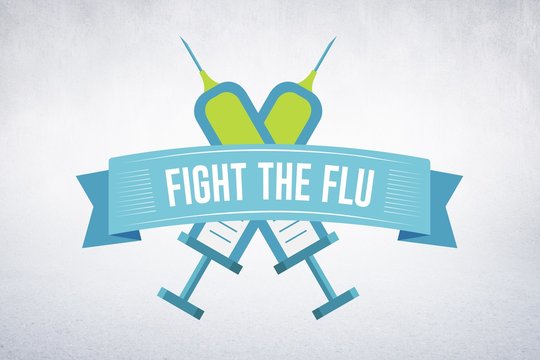 Composite image of fight the flu  