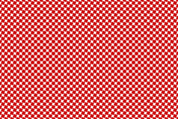 Red white fabric seamless pattern