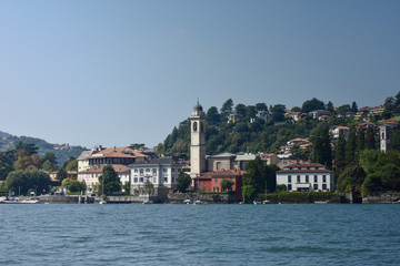 Fototapeta na wymiar Lago di Como: Cernobbio,Italia