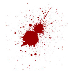 abstract vector splatter red color design. vector illustration d