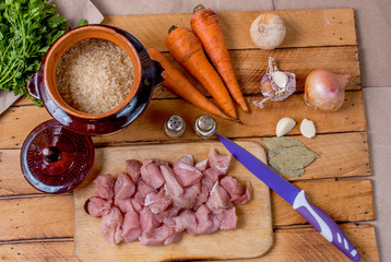 kitchen knife food meat