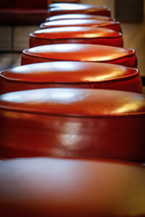 Food: Classic diner stools