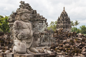 Fototapeta na wymiar Ruins of Prambanan temple complex, Java island, Indonesia