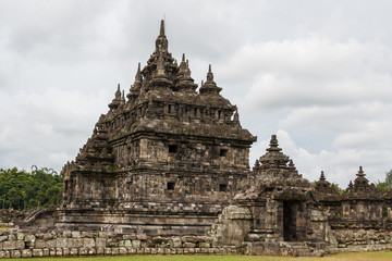 Fototapeta premium Ruins of Plaosan temple complex, Java island, Indonesia
