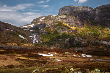 Scandinavian mountain landscape