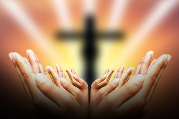 Hands, bless the cross in the sky.