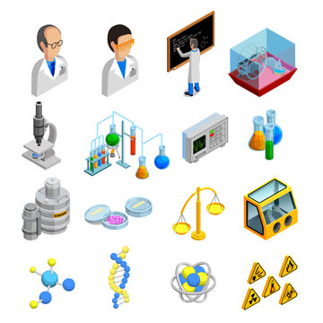 Science Icons Set 