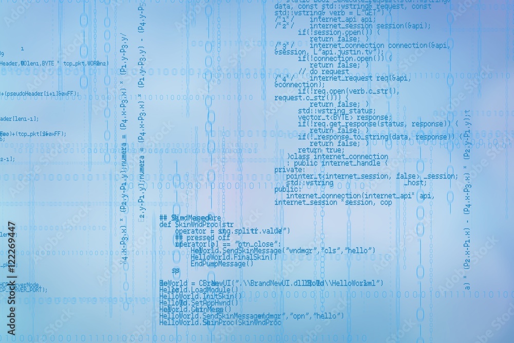 Poster programming graphic