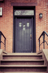 Brownstone Entrance with Gate