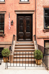 Brownstone Entrance with Gate
