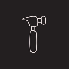 Hammer sketch icon.
