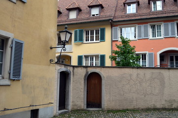 Fototapeta na wymiar Häuser auf dem Münsterplatz
