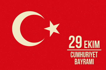 Obraz premium Republic Day Turkey