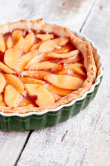 Home made quince tart