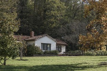 a small house in country side