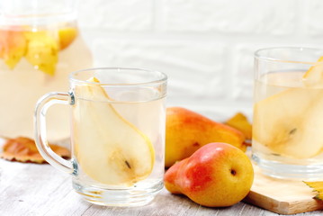 Sweet pear compote