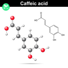 Caffeic acid chemical structure