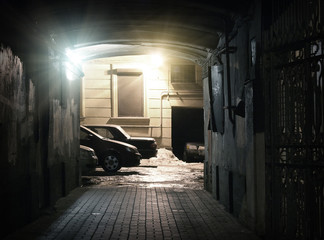 Yard gateway back street