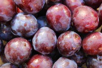ripe plum background