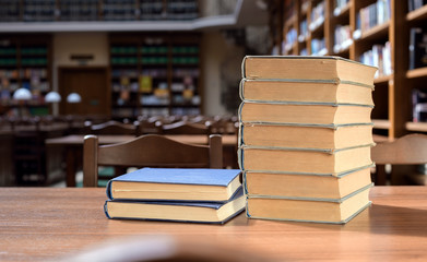 piles of books