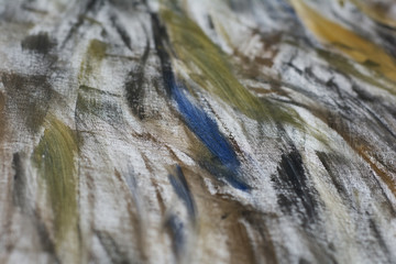 Abstract Paint oil background on Canvas 