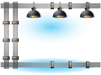 cartoon vector illustration water pipe wall with separated layers in 2d graphic